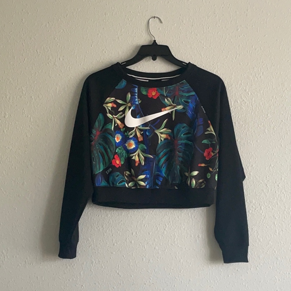 Nike Cropped Sweatshirt Rainforest